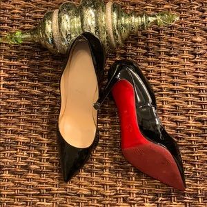 Patent leather 100% authentic Black CL's